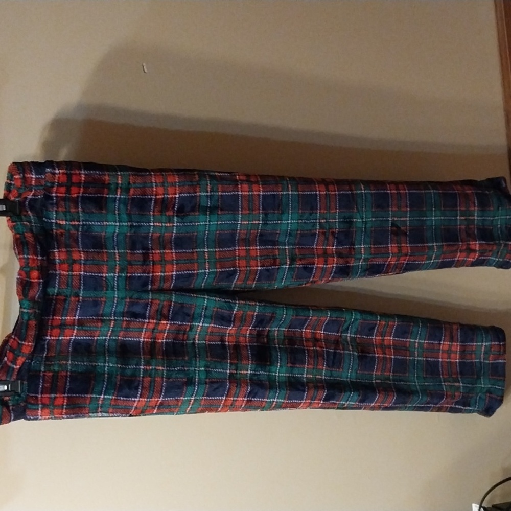 Fuzzy bed pants. Size large